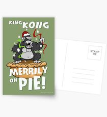King Kong Merrily On Pie Postcards