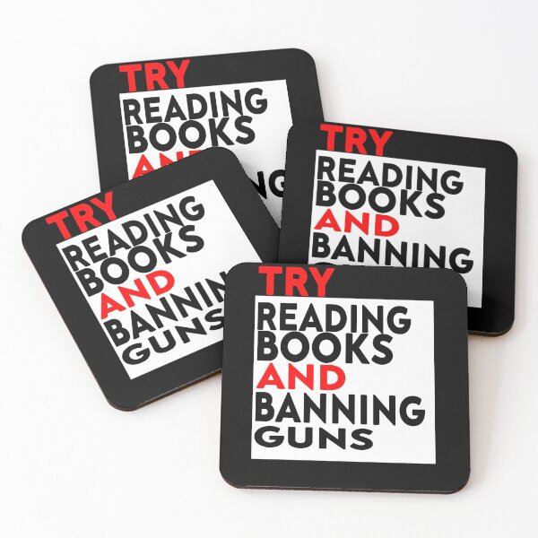 Item preview, Try Reading Books and Banning Guns | book lover|  knowledge is power designed and sold by stylechoc.