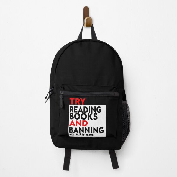 Item preview, Try Reading Books and Banning Guns | book lover| knowledge is power designed and sold by stylechoc.