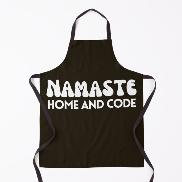 Item preview, Namaste Home and Code | funny wfh developer engineer stem coder  designed and sold by brinikki.