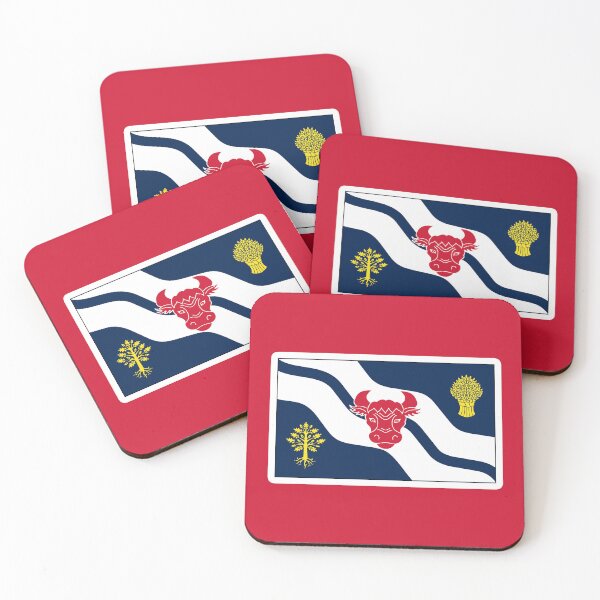 Item preview, OXFORDSHIRE Flag Gifts, Masks, Stickers & Products (D) designed and sold by mpodger.