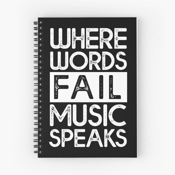 Item preview, Where Words Fail Music Speaks Guitar designed and sold by stickersworld31.