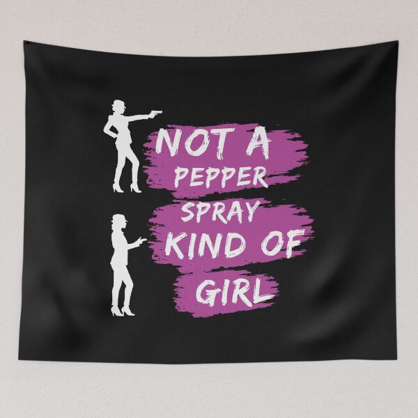 Item preview, woman and guns Not a pepper spray kind of girl freedom designed and sold by Daevely.
