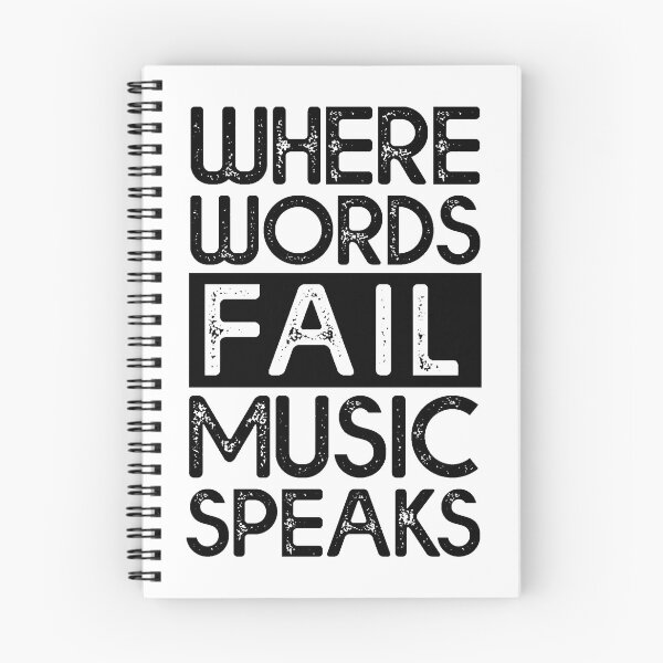 Item preview, Where Words Fail Music Speaks Guitar designed and sold by stickersworld31.