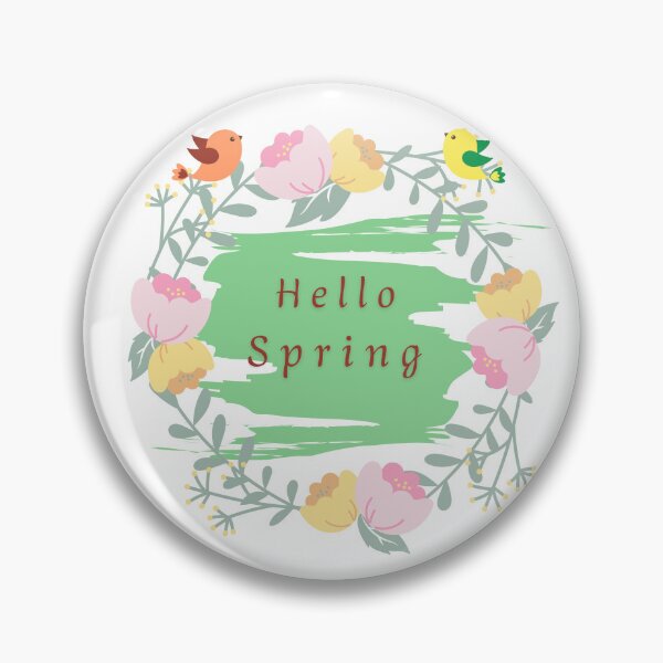 Item preview, hello spring  designed and sold by creator Designer.