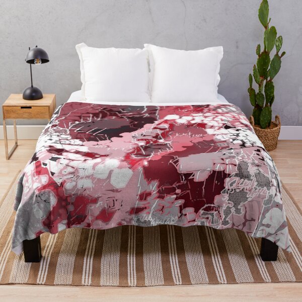 Item preview, Modern, abstract pattern, white, pastel pink, grey designed and sold by Svitac.