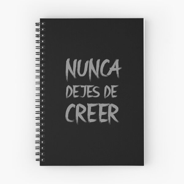 Item preview, Nunca Dejes de Creer Grey 2 designed and sold by VRedBaller.