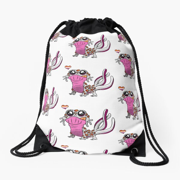 The Lesbian Lizard! Drawstring Bag