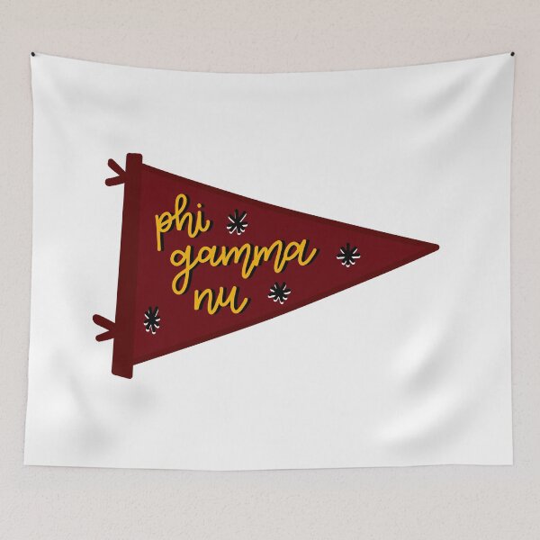 Item preview, Phi Gamma Nu Pennant designed and sold by abbeygfrerer.