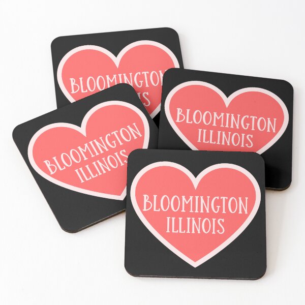 Item preview, Bloomington Illinois Cute Heart designed and sold by Krysanthe.