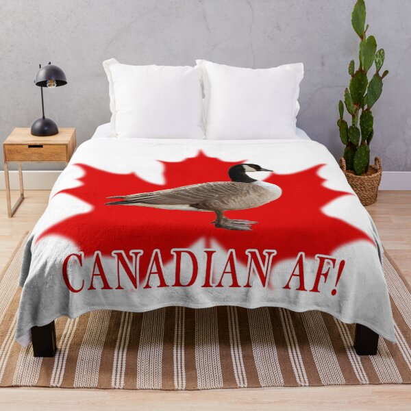 Item preview, Canada AF Canadian Goose Red Maple Leaf designed and sold by Inspire & Smile.