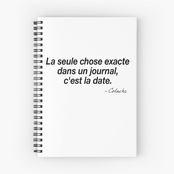 Item preview, Quote Coluche designed and sold by UnPeuDeSerieux.