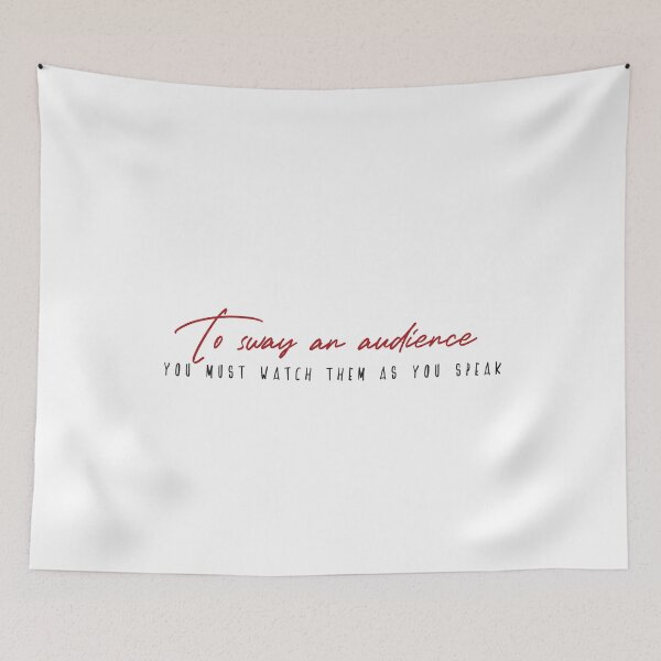 Item preview, To sway an audience, you must watch them as you speak designed and sold by Badrart.