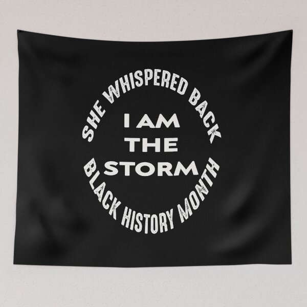 Item preview, Copy of she whispered back i am the storm black history month designed and sold by stylechoc.