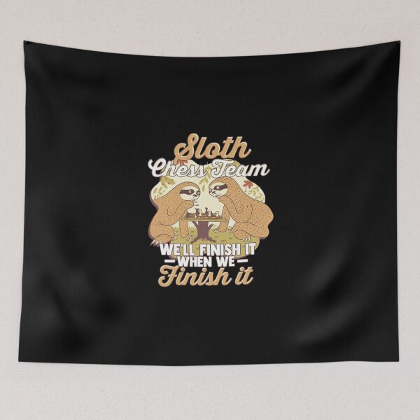 Item preview, Sloth Chess Team - We Finish It When We Finish It Essential T-Shirt designed and sold by nylaphilli.