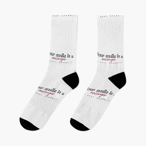 Item preview, Your smile is a messenger of your goodwill designed and sold by Badrart.