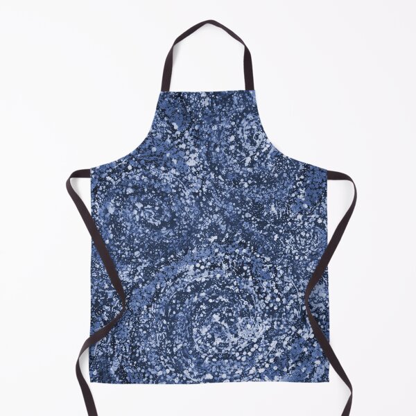 Item preview, Indigo and Chambray Batik Abstract Swirls and Splatter Batik designed and sold by Leslie Rogers Todder.