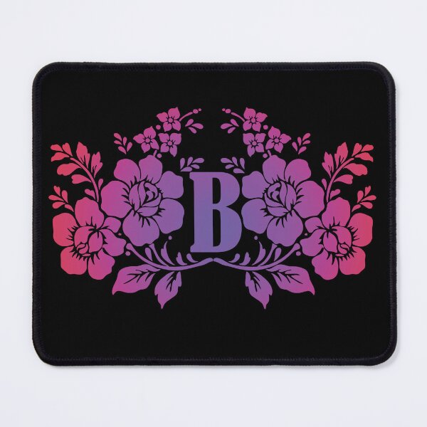Item preview, Ornamental Letter B, Purple And Red Floral, Monogram Letter Ornament designed and sold by PROMEN Creativity.