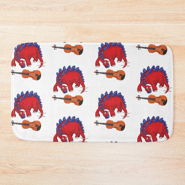 Item preview, Dinosaur Playing Violin ,Funny Good Dinosaur Violin Lovers Cool Red Blue Design designed and sold by pedrored369.