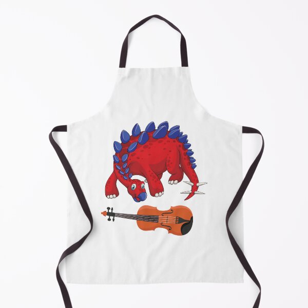 Artikelvorschau, Dinosaurier, der Violine spielt, lustiger guter Dinosaurier-Geigenliebhaber-cooler roter blauer Entwurf entworfen und verkauft von pedrored369.