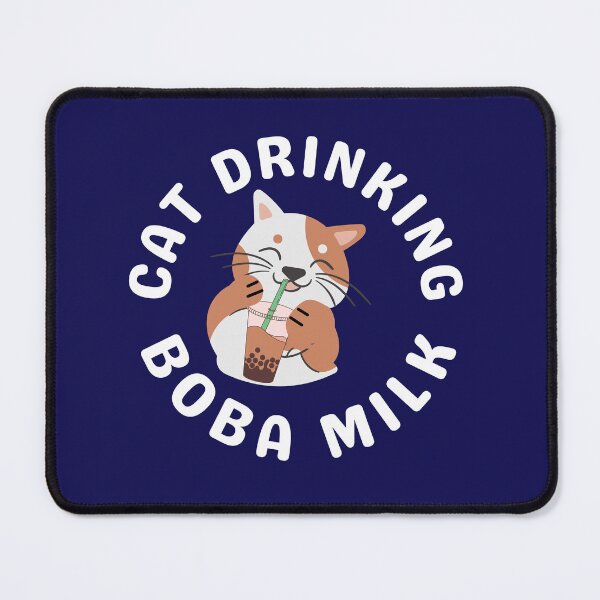 Item preview, Cat Drinking Boba Milk designed and sold by Totaghyr.