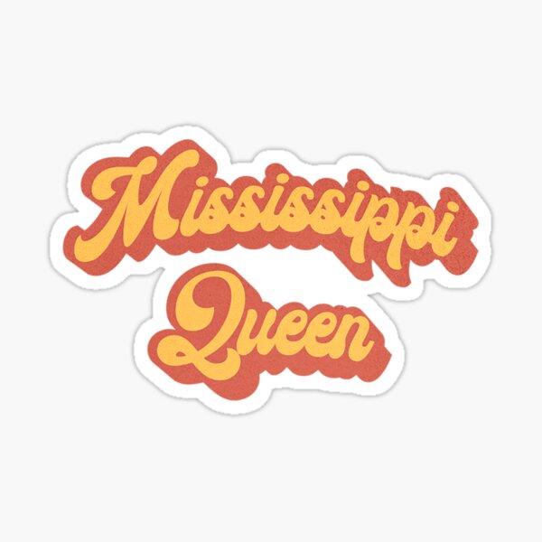 Mississippi Queen Dark Purple Sticker for Sale by thatsgrape