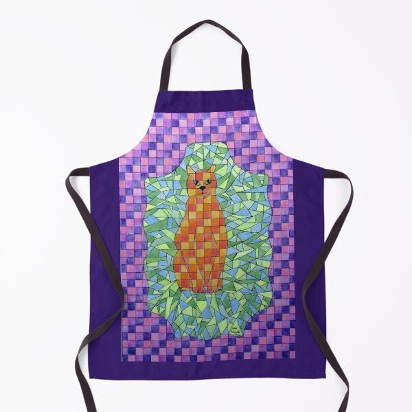 Item preview, 621 - CAT MOSAIC - DAVE EDWARDS - COLOURED PENCILS - 2022 designed and sold by BLYTHART.