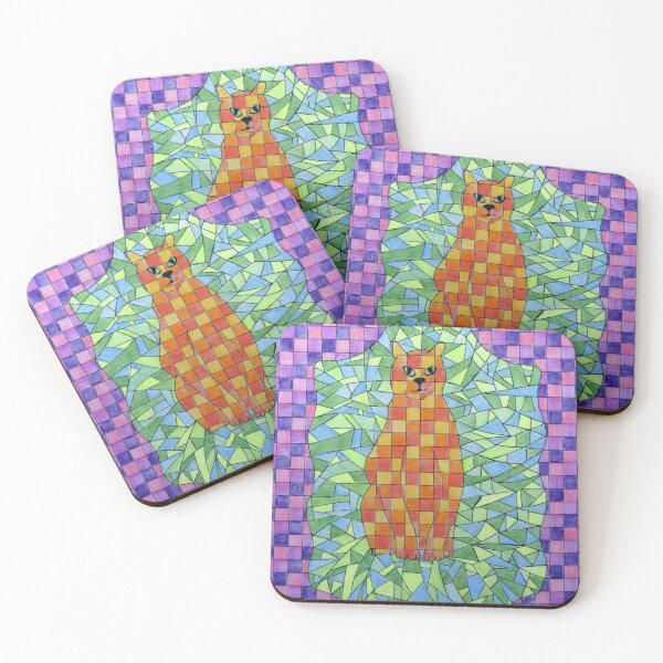 Item preview, 621 - CAT MOSAIC - DAVE EDWARDS - LÁPICES DE COLORES - 2022 designed and sold by BLYTHART.