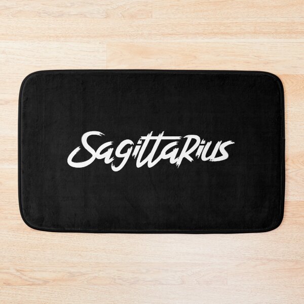 Item preview, sagittarius white brush designed and sold by QuoteMeApp.