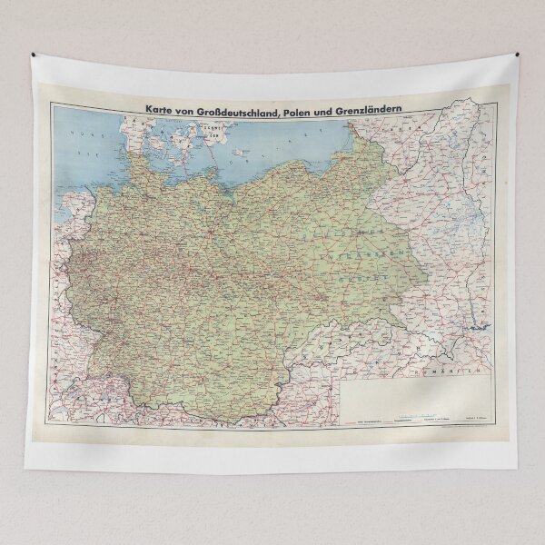 Item preview, Map of Greater Germany designed and sold by dankmemefriend.