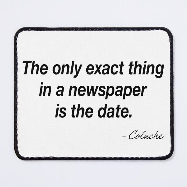 Item preview, Quote Coluche designed and sold by UnPeuDeSerieux.