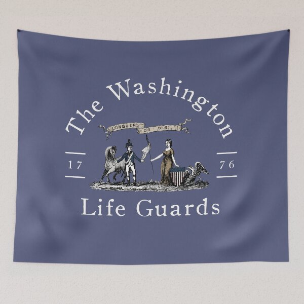 Aperçu de l'œuvre Les gardes de la vie de Washington créée et vendue par franklinprintco.