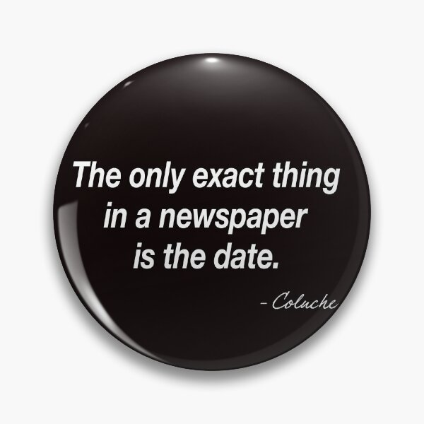 Item preview, Quote Coluche (negative) designed and sold by UnPeuDeSerieux.