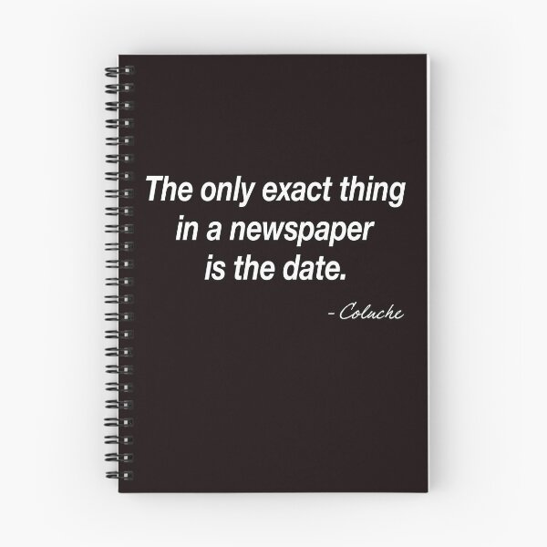 Item preview, Quote Coluche (negative) designed and sold by UnPeuDeSerieux.