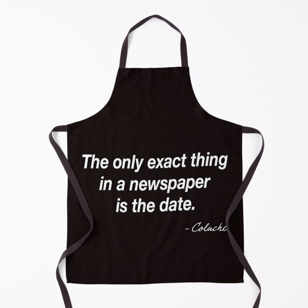 Item preview, Quote Coluche (negative) designed and sold by UnPeuDeSerieux.