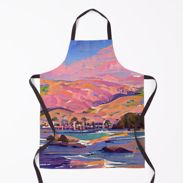 Item preview, California - Coastline - Ocean - Abstract Art - Illustration - Painting - Abstract - Impressionism -Modern Art - California designed and sold by CattlettArt.