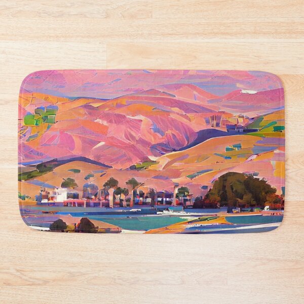 Item preview, California - Coastline - Ocean - Abstract Art - Illustration - Painting - Abstract - Impressionism -Modern Art - California designed and sold by CattlettArt.