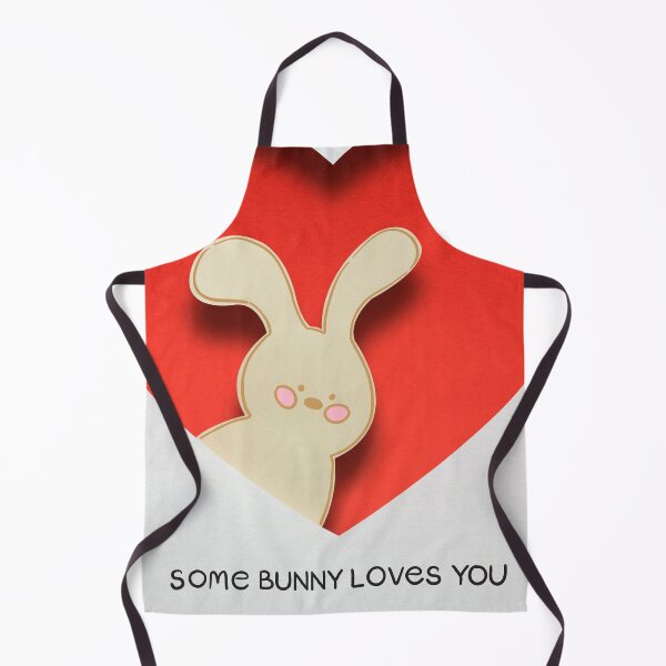 Item preview, Easter Sunday egg basket ideas / Happy Easter ~ Cute Easter Bunny ‘Some Bunny Loves You’ typography designed and sold by haRexia.