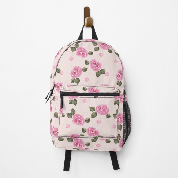 Item preview, Pink Watercolor Roses And Dots (Pink) designed and sold by HildegunStudio.