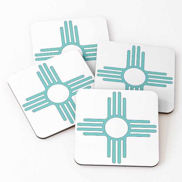 Item preview, Zia Symbol Turquoise  designed and sold by WhatevaFloats.