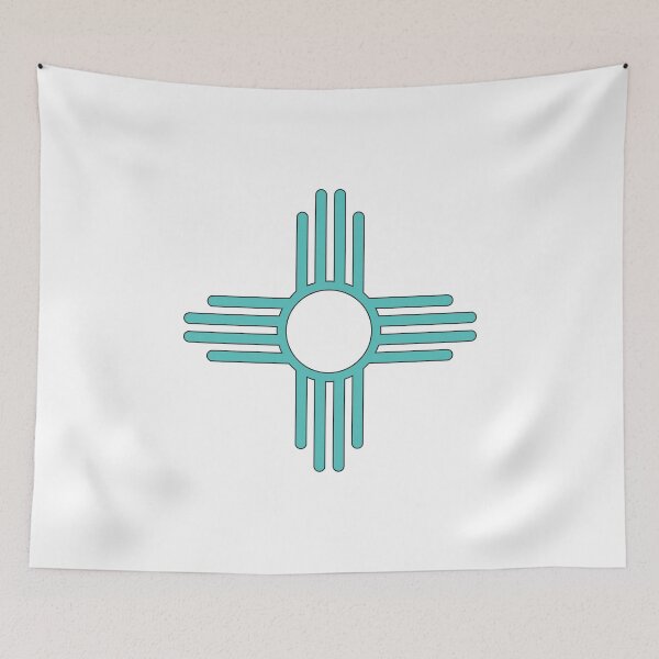 Item preview, Zia Symbol Turquoise  designed and sold by WhatevaFloats.