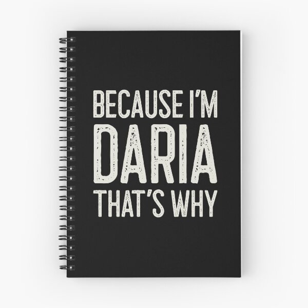 Item preview, Because I’m Daria That’s Why Funny Personalized Name designed and sold by MariosNydras.