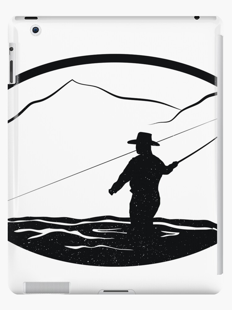Vintage Fly Fishing Illustration iPad Case & Skin for Sale by CJ Reed