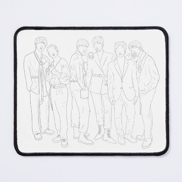 Item preview, ASTRO Blue Flame Group Photo designed and sold by TheSimpleEdge.