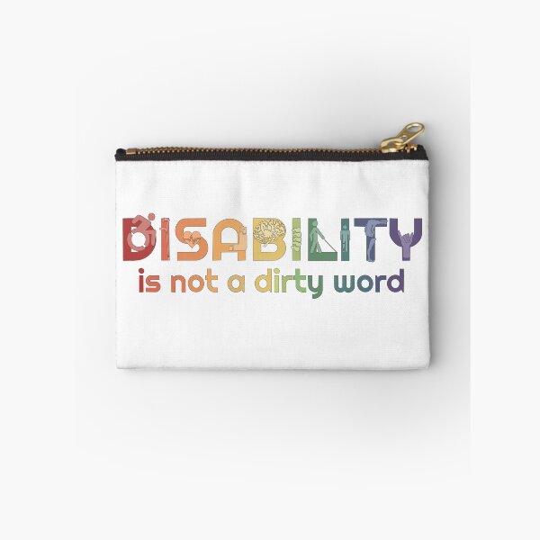 Item preview, Disability is not a dirty word (Rainbow) designed and sold by neatchicdesigns.