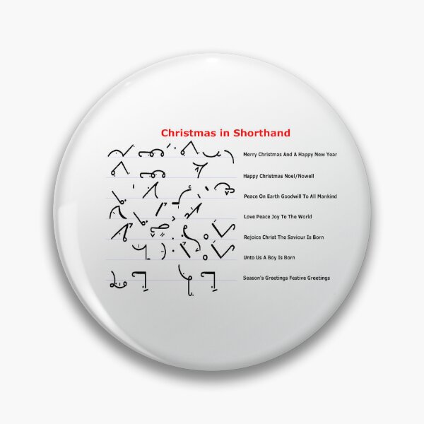 Item preview, Christmas in Pitman Shorthand: writing, Christmas, gift idea, decor, accent piece, Christmas greeting, Christmas holidays designed and sold by Becky Hunter.