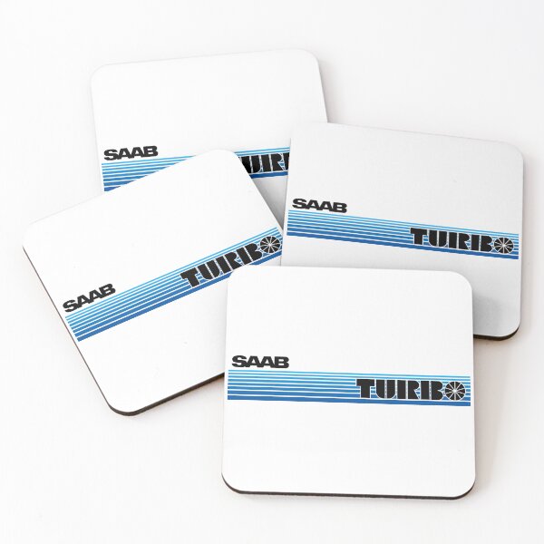 Item preview, SAAB Turbo Retro look Blue designed and sold by blackdogshop.