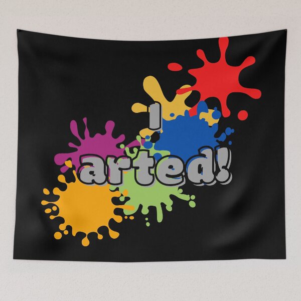 Item preview, I arted with rainbow paint splatter designed and sold by MGuyerArt.