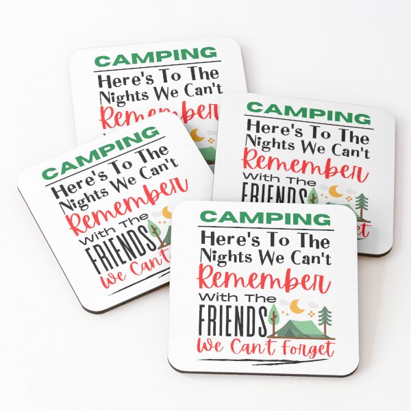 Item preview, Here's To Camping With Friends designed and sold by cadillacmt.