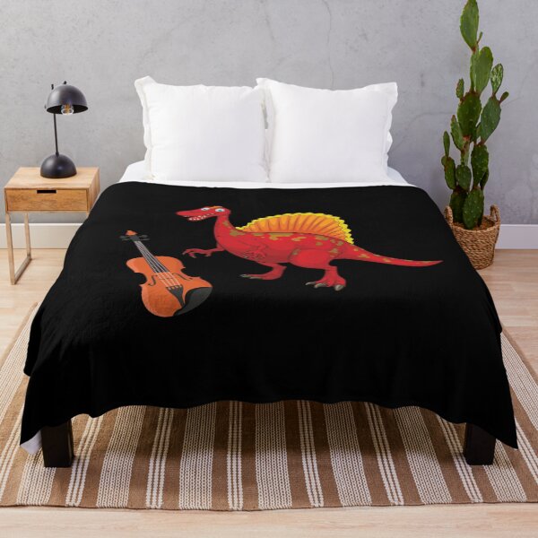 Item preview, Dinosaur Playing Violin ,Funny Good Dinosaur Violin Lovers Red Design designed and sold by pedrored369.